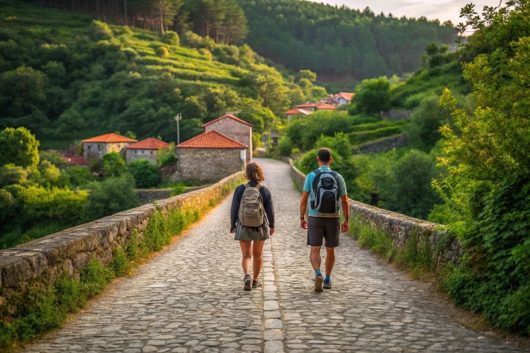 peregrinos haciendo el camino de santiago desde Sarria con Agencia camino de santiago